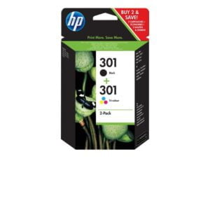 HP 301 tulostuspakkaus (musta & moniväri)