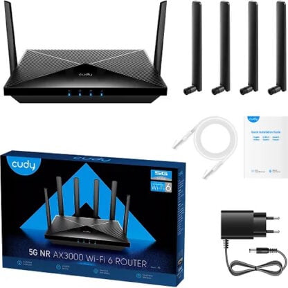 Cudy P5 AX3000 5G/4G/LTE -modeemi ja WiFi 6-tukiasema 4
