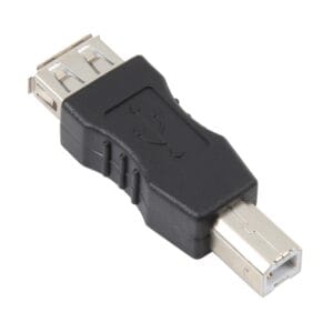 USB 2.0 A naaras – USB B uros -adapteri