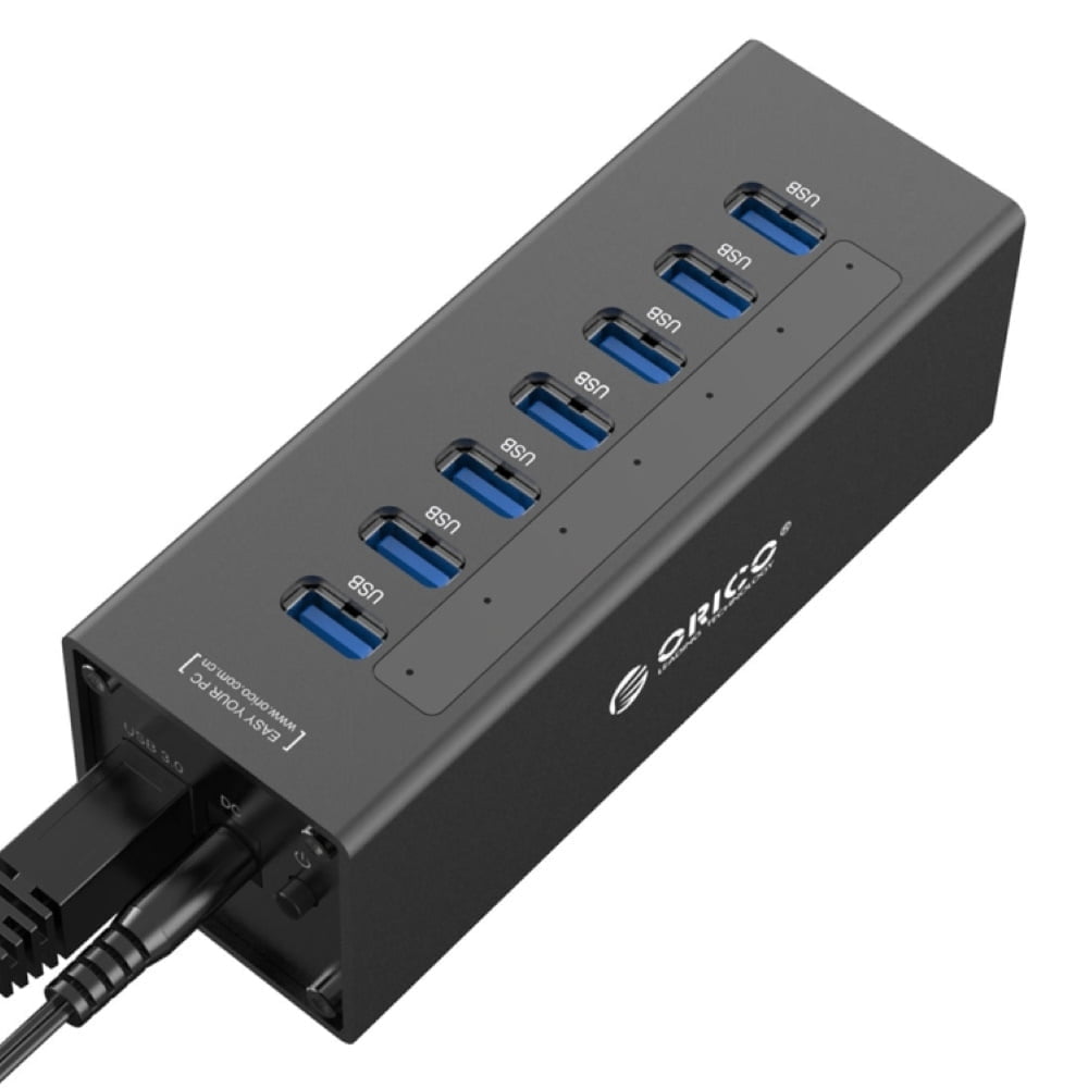 Orico 7-porttinen USB 3.0 HUB musta 3 Orico 7-porttinen USB 3.0 HUB musta 3