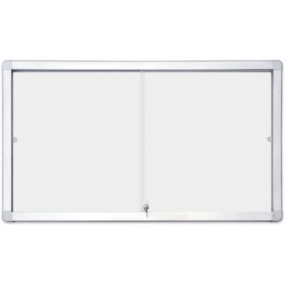 2×3 lukollinen ilmoitustaulukaappi magneettipinta 8xA4 2