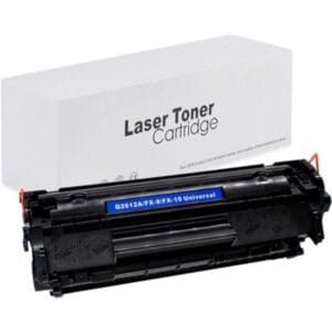 Korvaava HP Q2612A musta lasertulostuskasetti