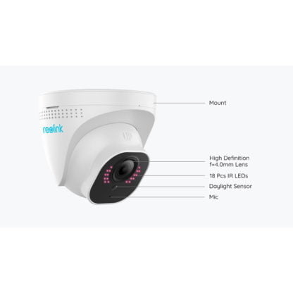 Reolink RLC-820A 8MP Easy Dome AI PoE ulkokamera 3
