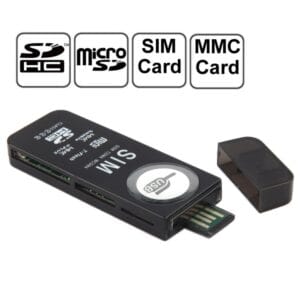 USB Universal SD/MMC/SIM/TF Card -kortinlukija