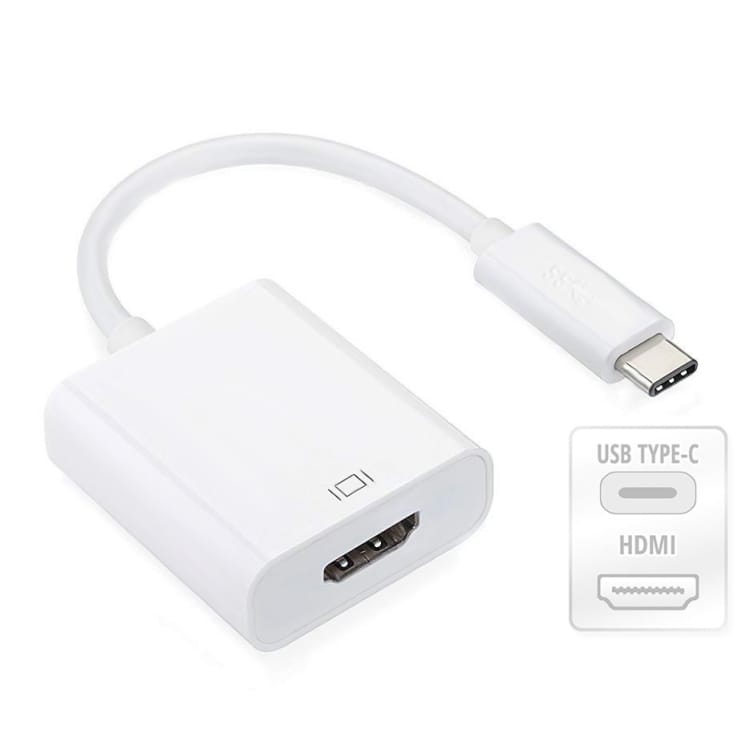USB-C – HDMI adapteri 15cm johdolla