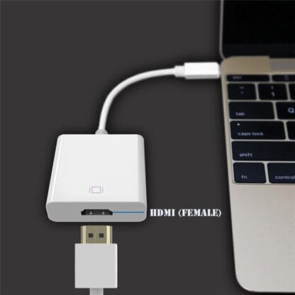 USB-C – HDMI adapteri 15cm johdolla 4