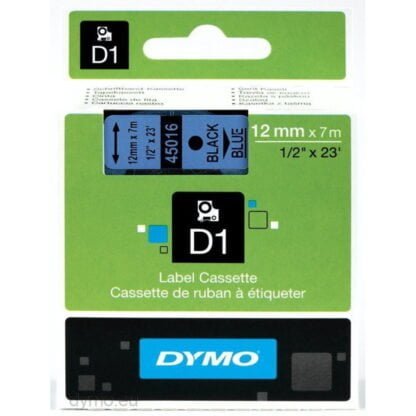 Dymo S0720560 D1 45016 Tape 12mm x 7m 2