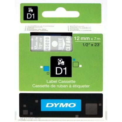 Dymo S0720600 D1 45020 Tape 12mm x 7m 2