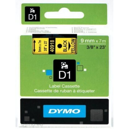 Dymo S0720730 D1 40918 Tape 9mm x 7m 2