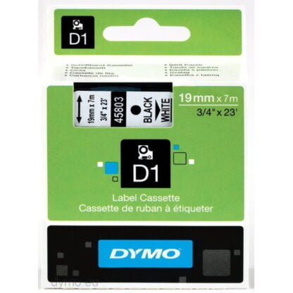 Dymo S0720830 D1 45803 Tape 19mm x 7m 2