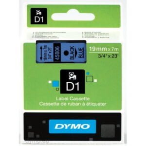 Dymo S0720860 D1 45806 Tape 19mm x 7m