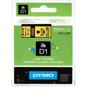 Dymo S0720880 D1 45808 Tape 19mm x 7m