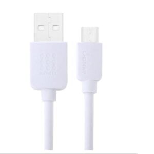 Haweel Micro-USB kaapeli 2m valkoinen