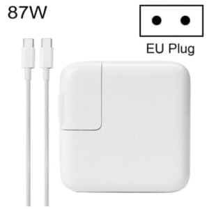 USB-C virta-adapteri 87W 1.8m kaapeli valkoinen
