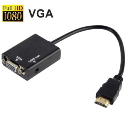 HDMI -> VGA + Audio adapteri 2
