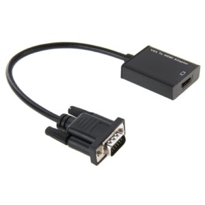 VGA uros -> HDMI naaras adapteri+audio