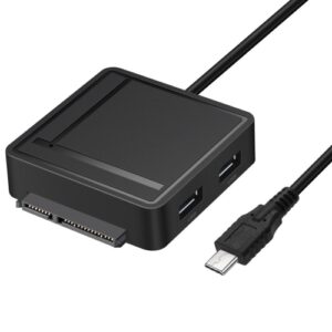 USB-C – SATA 3.0 kiintolevyadapteri