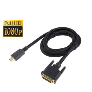 High Speed HDMI-DVI kaapeli 1,5m musta 2