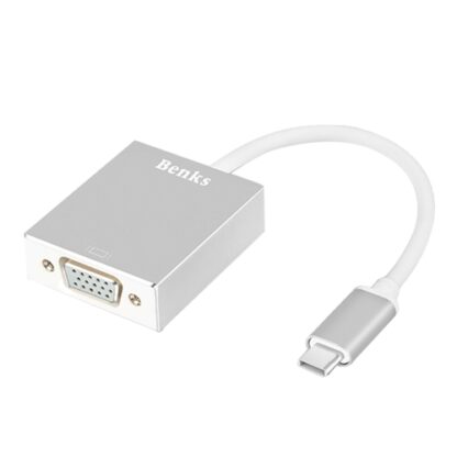 Benks USB-C / Type-C 3.0 to VGA Adapteri 2