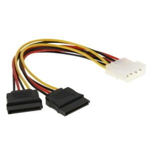 4-pin Molex – 2*SATA kaapeli