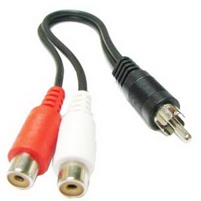 RCA uros – 2*RCA naaras adapteri