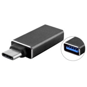 USB-C – USB 3.0 adapteri musta