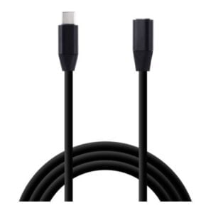 USB-C jatkokaapeli 1m musta 7