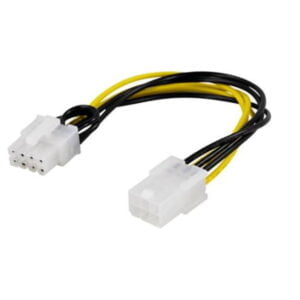 Adapterikaapeli 6-pin PCI-E – 8-pin PCI-E2 10cm