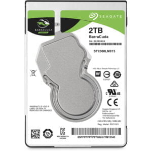 Seagate Barracuda 2TB 2.5″ kiintolevy 5400rpm