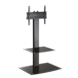 Erard STUDIO600 lattiajalusta 19-43″ TV-näytöille lasihyllyllä