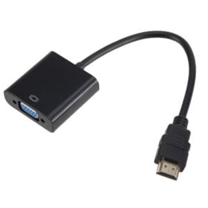 HDMI-VGA adapteri 0,2m musta HDMI-VGA adapteri 0,2m musta
