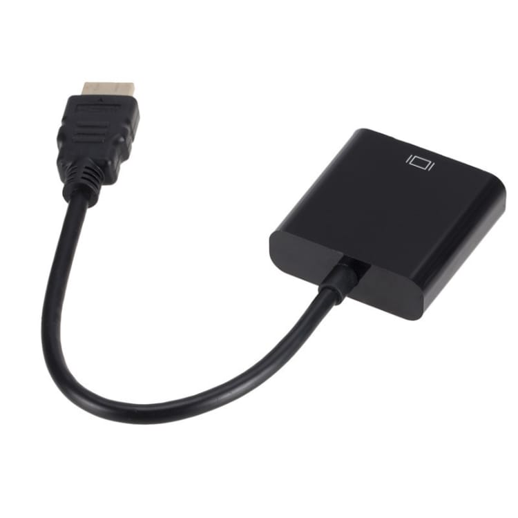 HDMI-VGA adapteri 0,2m musta 7 HDMI-VGA adapteri 0,2m musta 7