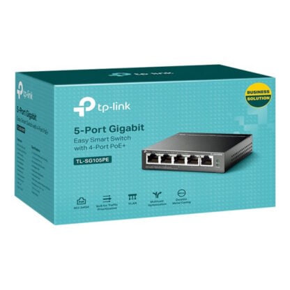 TP-LINK TL-SG105PE 5-porttinen POE verkkokytkin 2