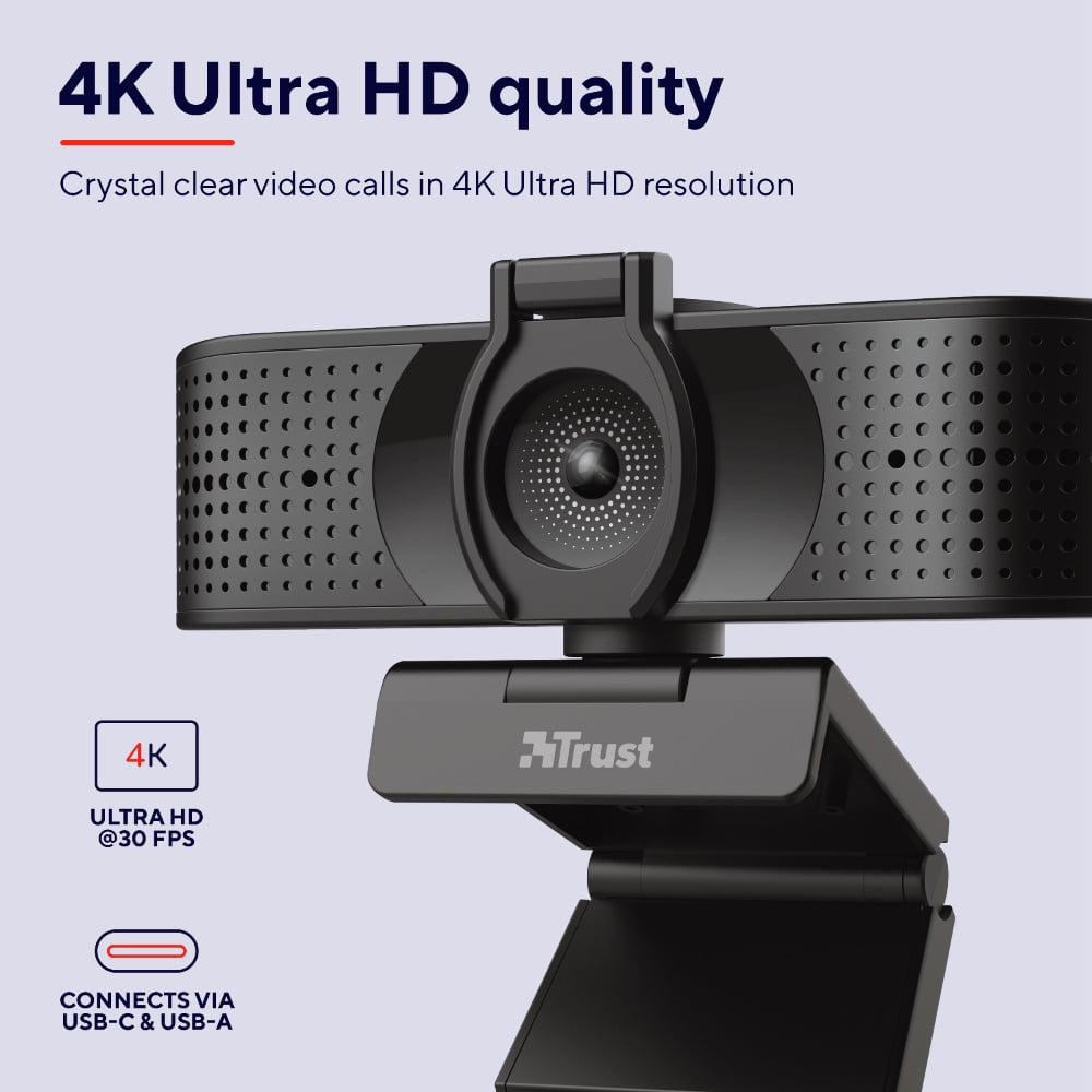 Trust TW-350 4K UHD Webcam (B2B) 8 Trust TW-350 4K UHD Webcam (B2B) 8