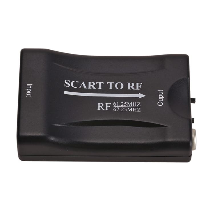 SCART – RF Video muunnin musta 3 SCART – RF Video muunnin musta 3
