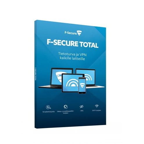 F-Secure TOTAL (2 vuotta/7 laitetta) ESD