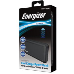 Energizer Powerbank 30000mAh pikalataus