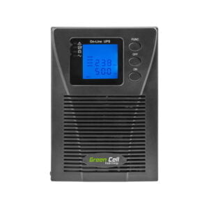 Green Cell UPS Online MPII 1000VA 900W Online UPS näytöllä