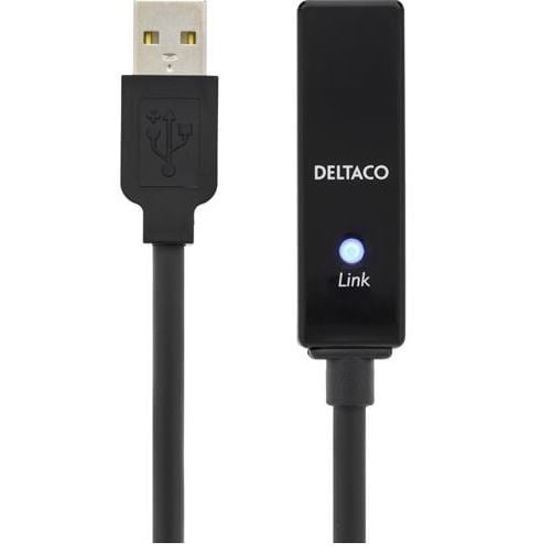 PRIME USB 2.0 aktiivinen jatkokaapeli 20m