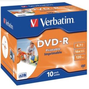 Verbatim DVD-R 4.7GB 16X (10 levyä) 2