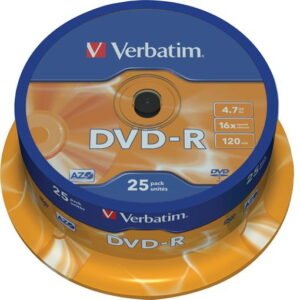Verbatim DVD-R 16x 4,7GB/120min levypaketti