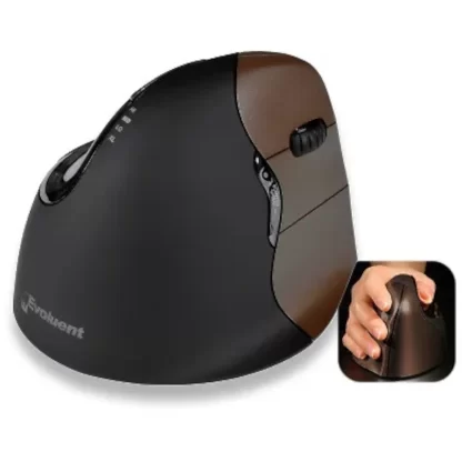 Evoluent VerticalMouse 4 Small Wireless – langaton pystyhiiri oikeakätisille 2