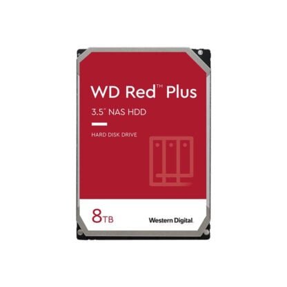 WD Red Plus 8TB SATAIII 5640RPM 3.5″ -kiintolevy 2
