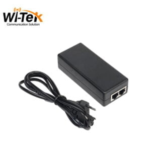 Wi-Tek PoE+ injektori 802.3af/at 24W, 2xGE 1000Mbps 48V