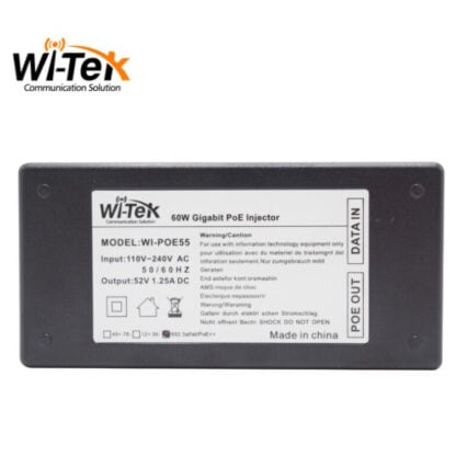 Wi-Tek PoE-injektori 2xGE 1000Mbps 802.3af/at Passive PoE 48V 4