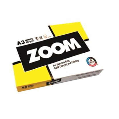 Kopiopaperi ZOOM A3 80g 30ltk 2
