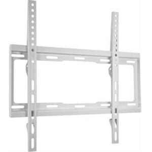 Seinäkiinnike TV:lle/näytölle, 32-55″, max 40 kg, VESA 75×75 – 400x400mm, valkoinen