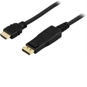 DP-HDMI monitorikaapeli 2m musta 2