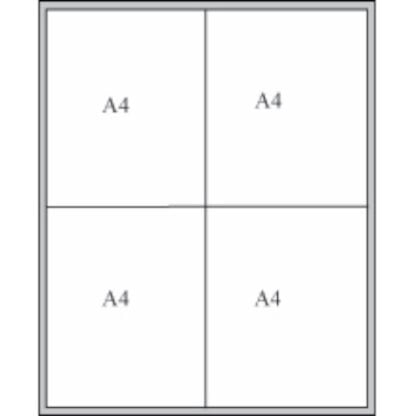 2×3 lukollinen ilmoitustaulukaappi huopapinta 4xA4 ulkokäyttöön 5