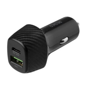 USB-autolaturi 12/24V 2xUSB pikalataus 36W musta